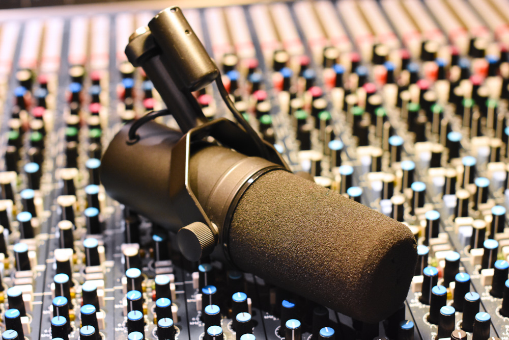 Shure SM7B dynamic microphone